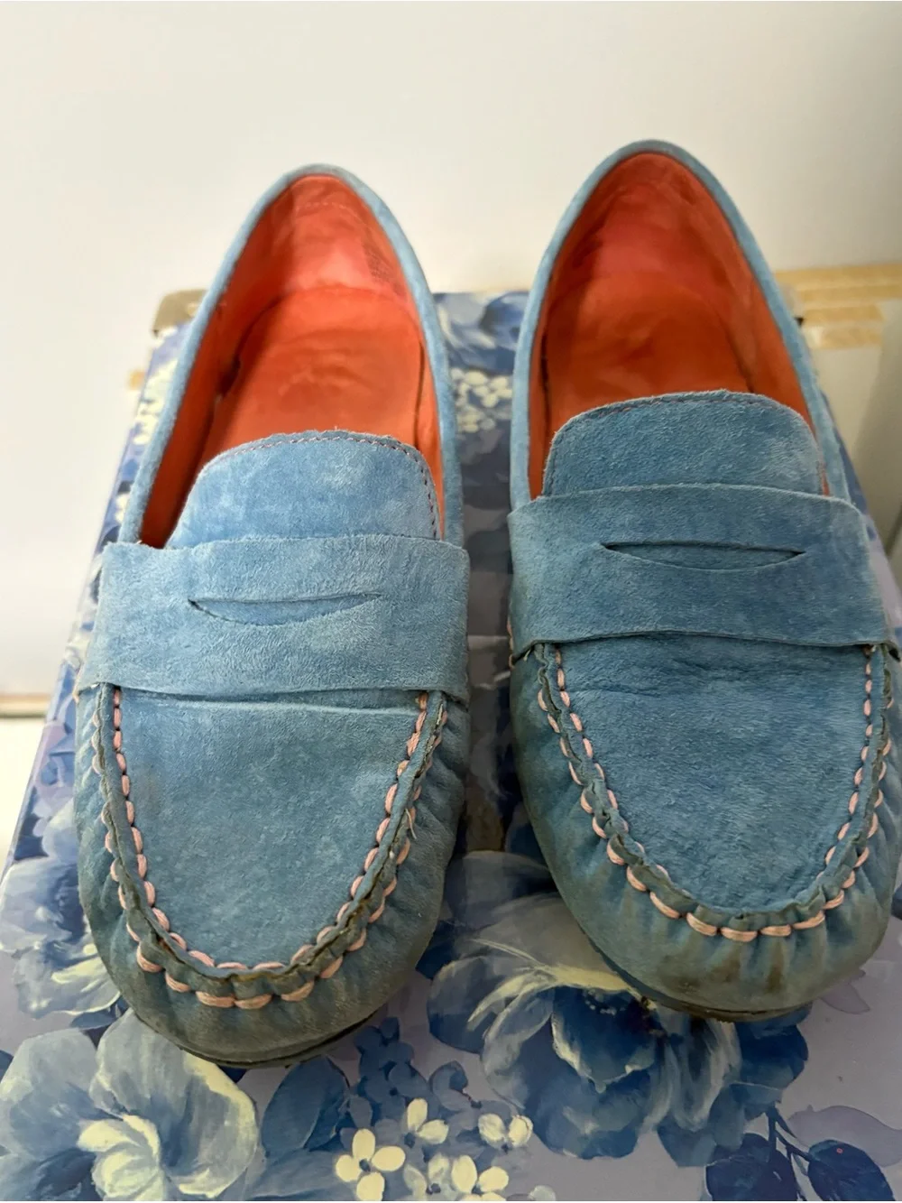 White Mountain Seablue/Nubuck Skipper Shoes